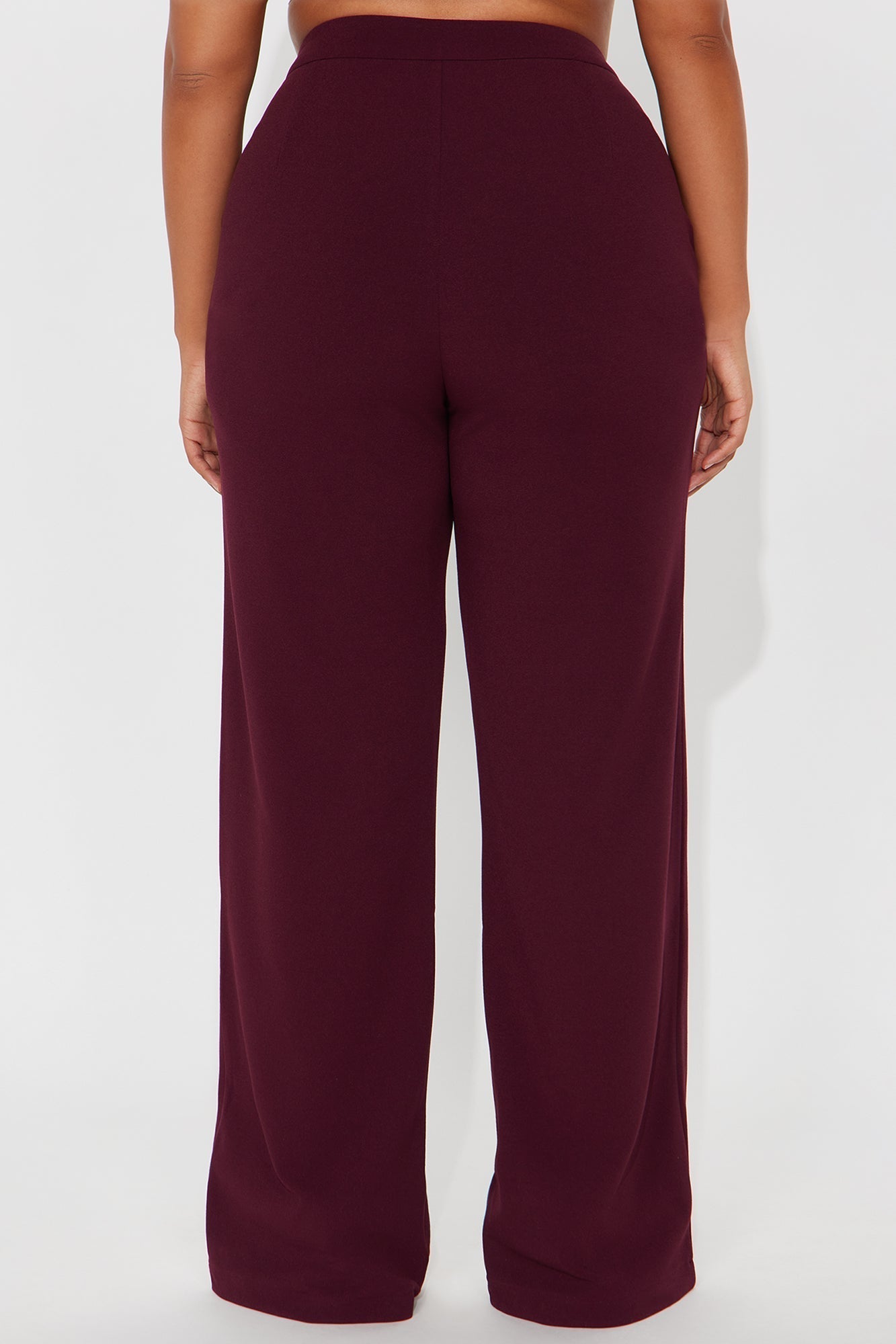 Core Competency Straight Leg Trouser - Burgundy