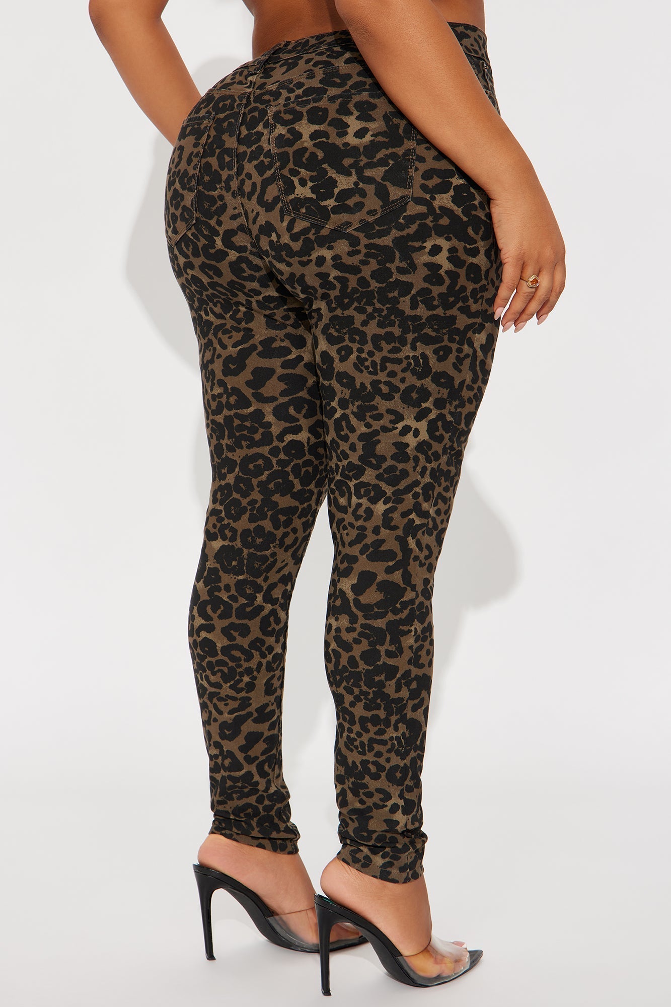 Hyperstretch Leopard Skinny Pants - Leopard