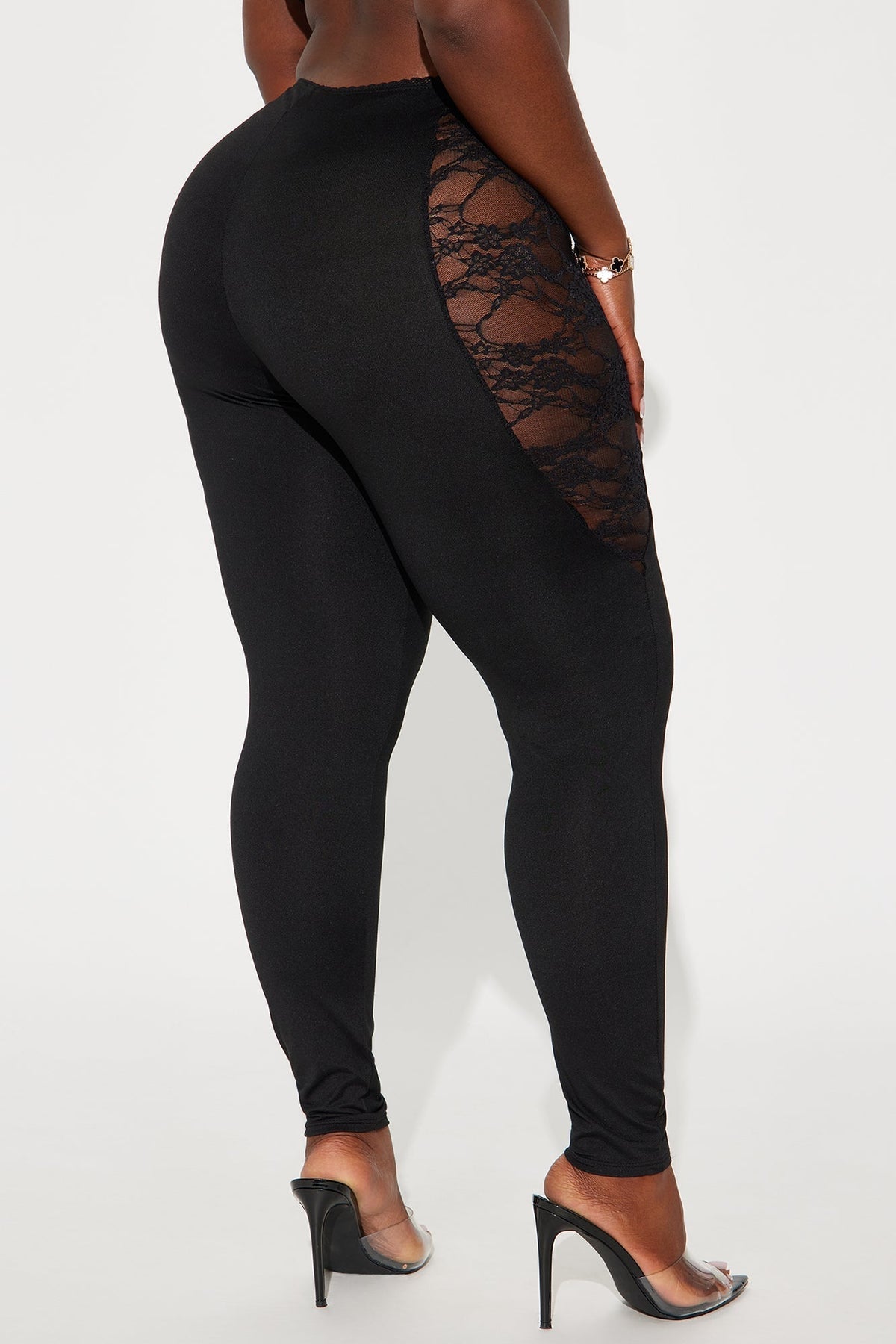 Beneath The Thorns Lace Legging - Black