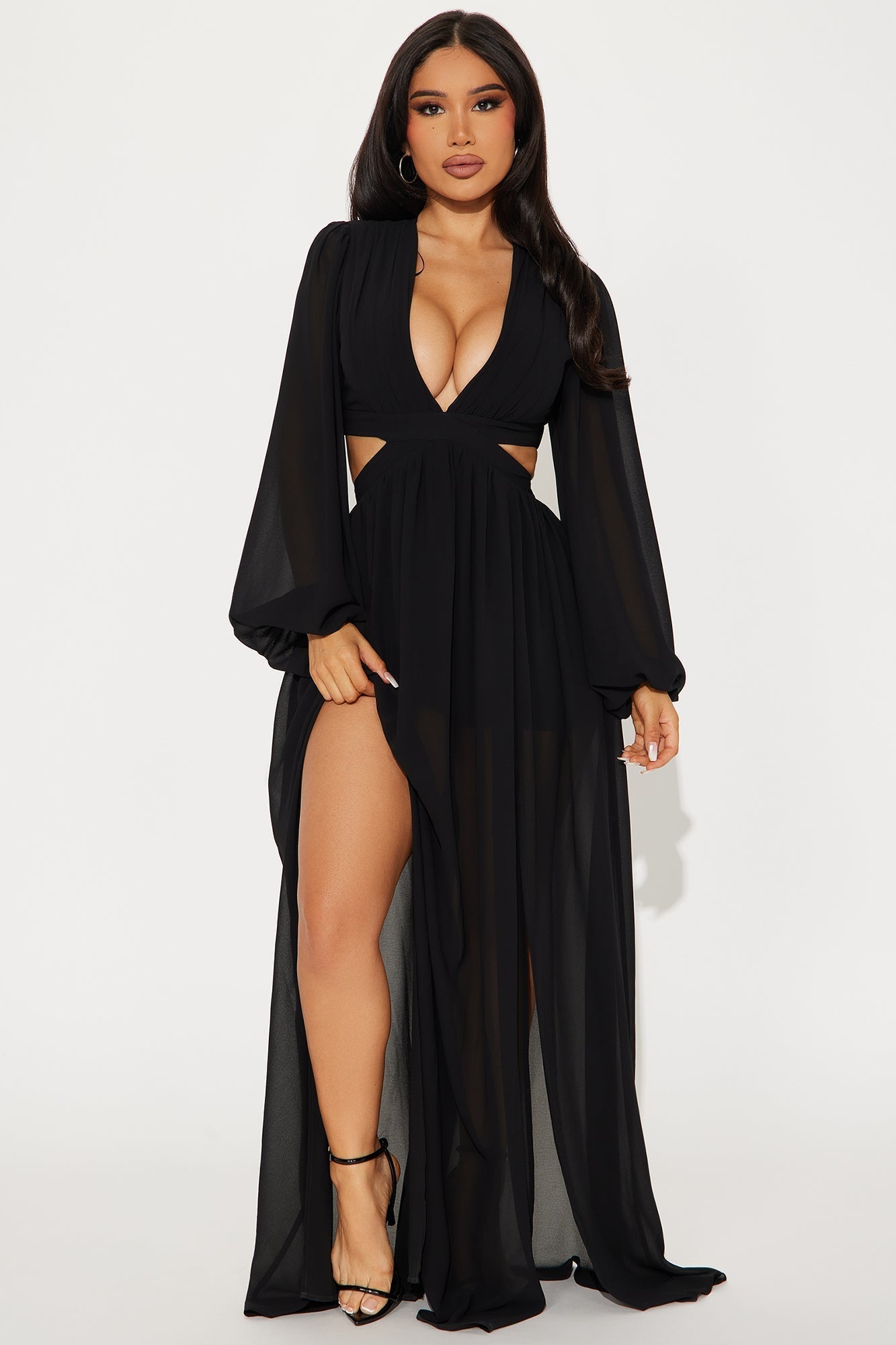 Natalia Maxi Dress - Black