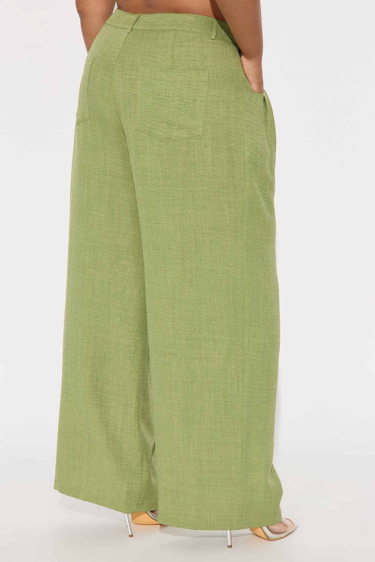 Matson Wide Leg Trouser - Sage