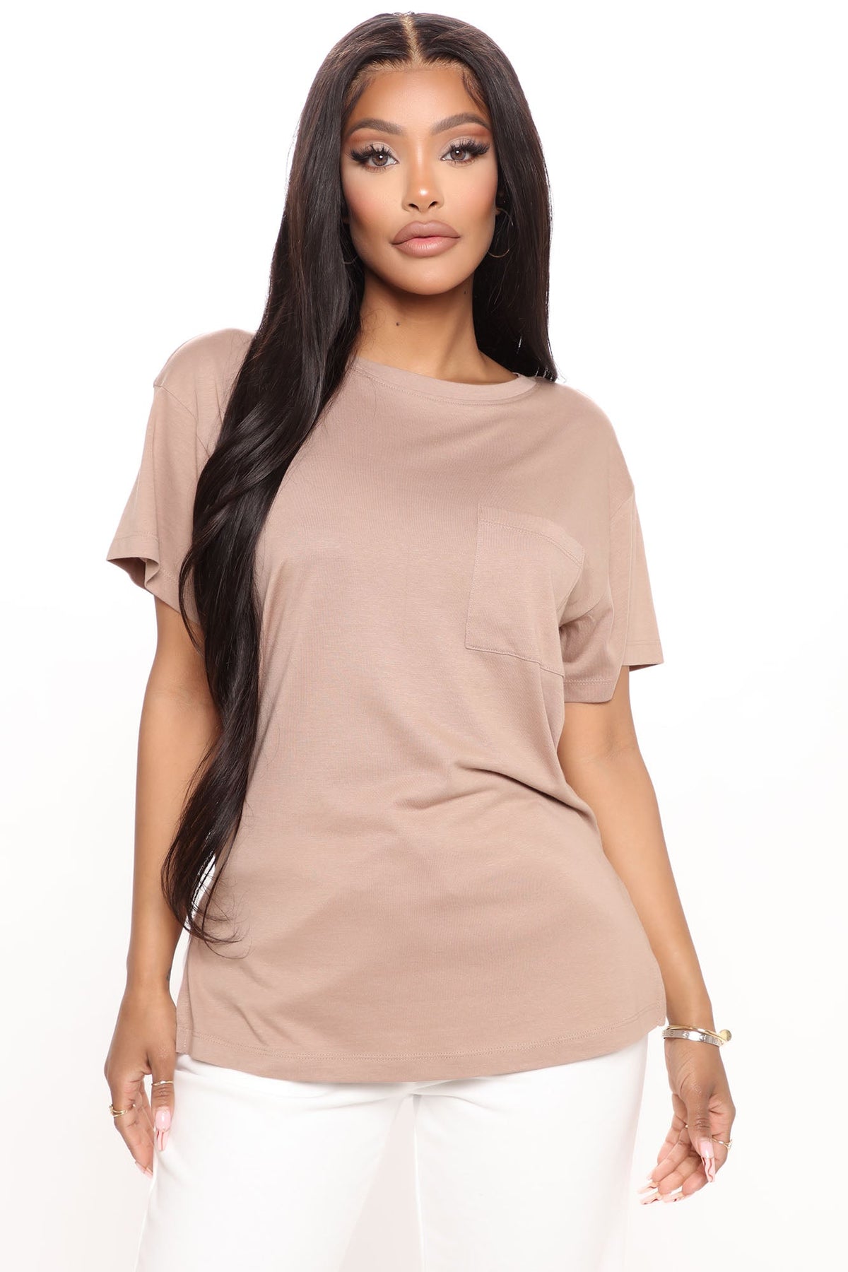 Laid Back Chillin' Pocket Tee - Mocha