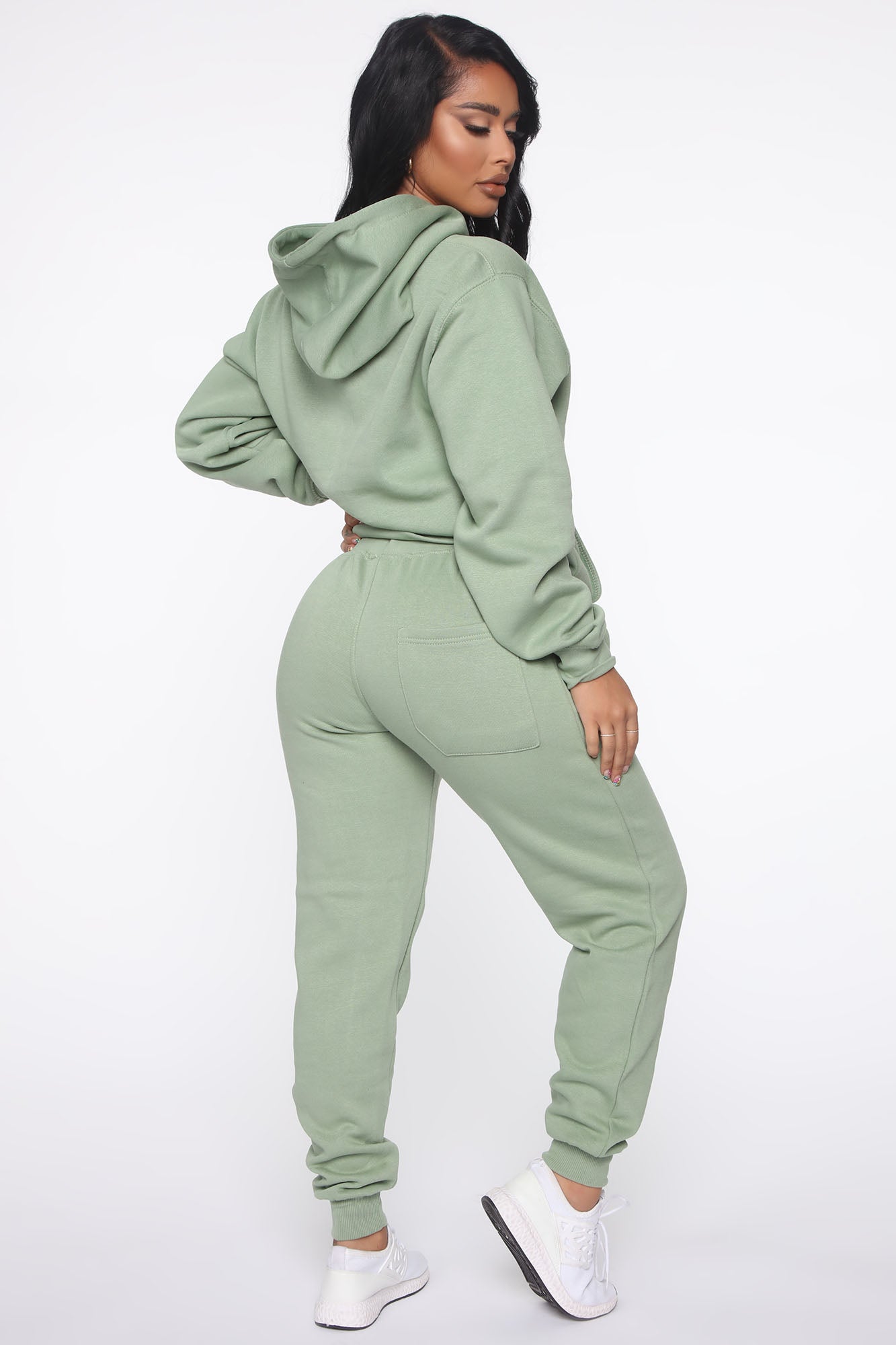 Stole Your Boyfriend's Oversized Jogger - Sage