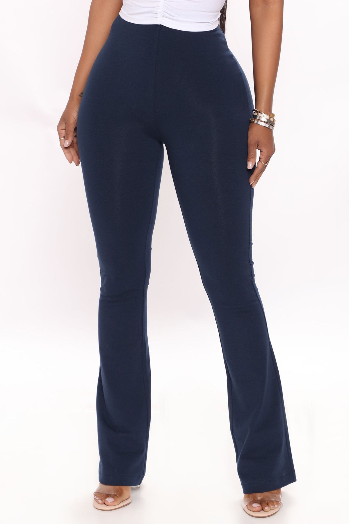 Adriana Flare Pant - Navy