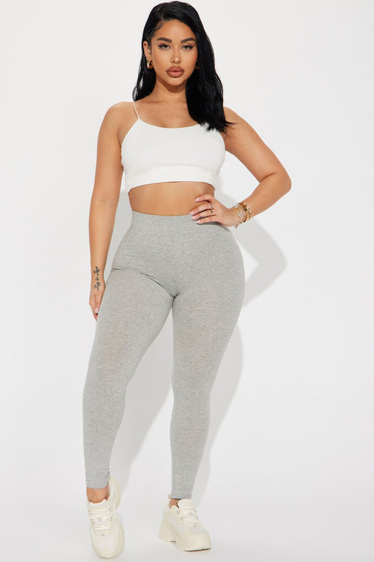 Game Changer Legging - Heather Grey