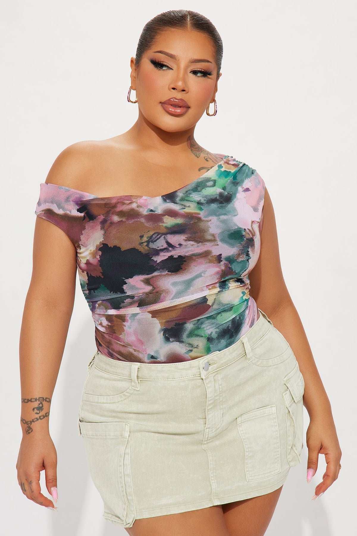 Vivienne Mesh Bodysuit - Multi Color