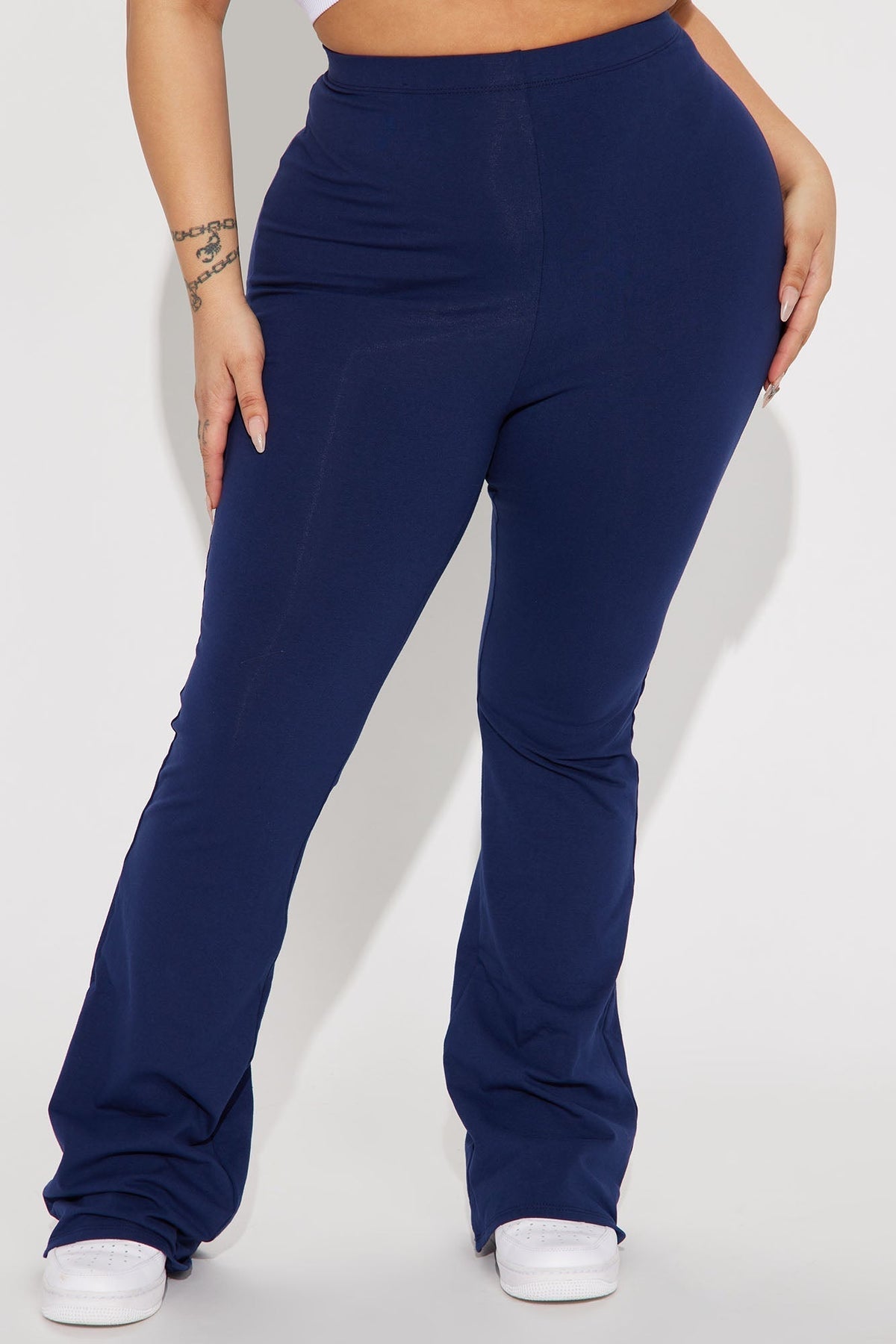 Adriana Flare Pant - Navy