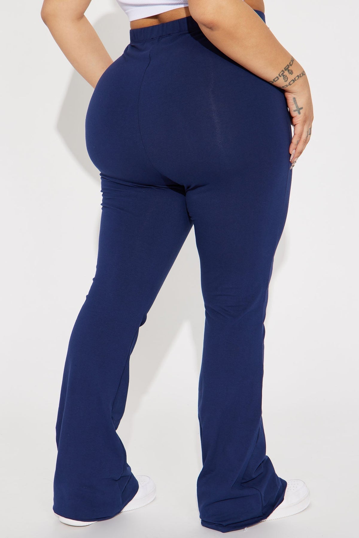 Adriana Flare Pant - Navy