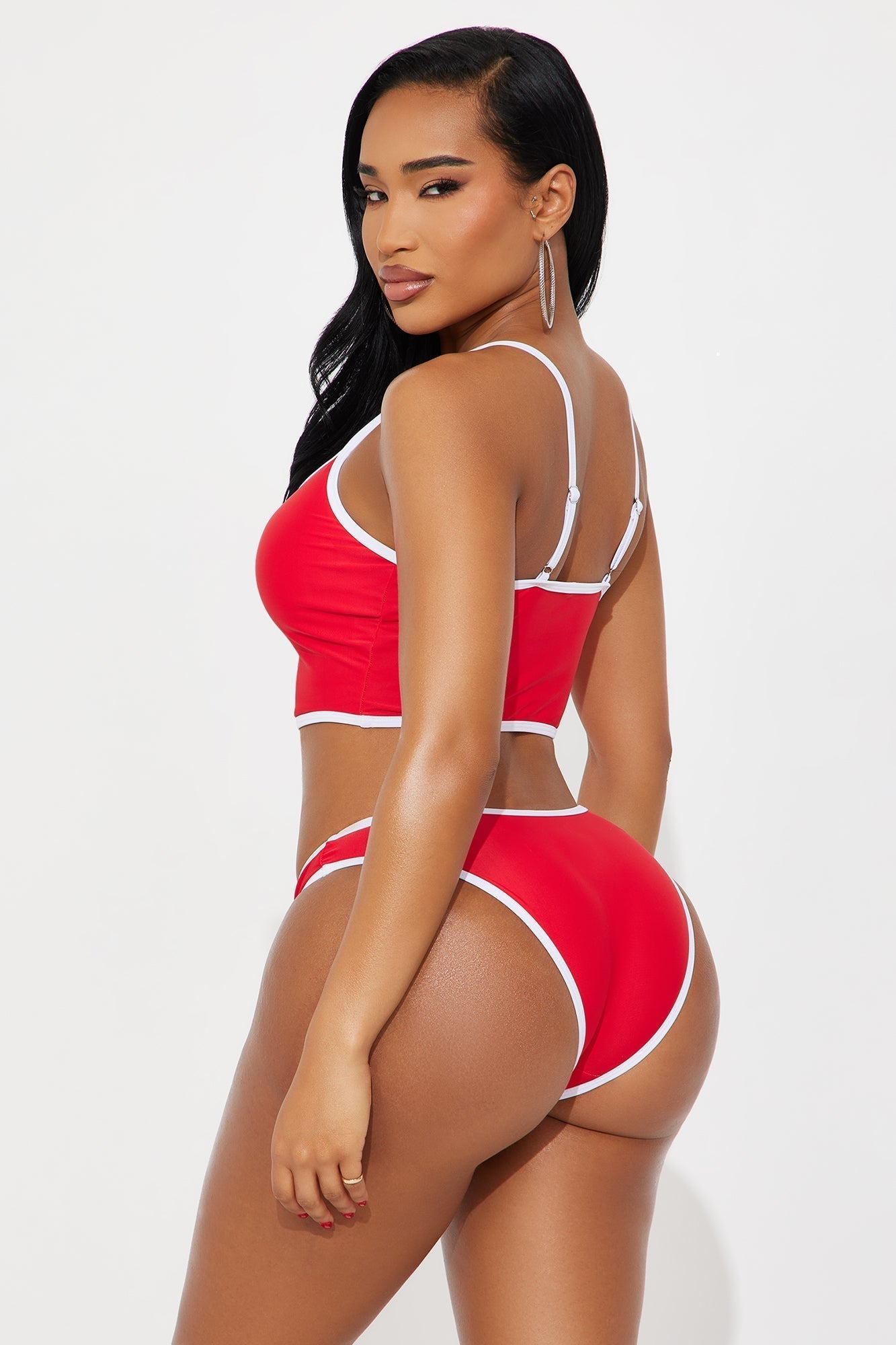 Honolulu Tankini 2 Piece Bikini - Red