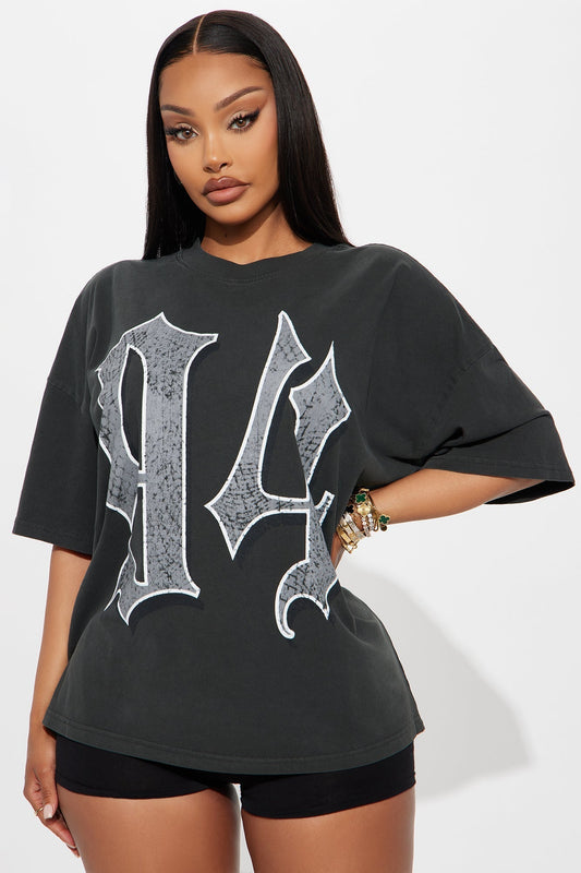 94 Washed Tee - Black Wash