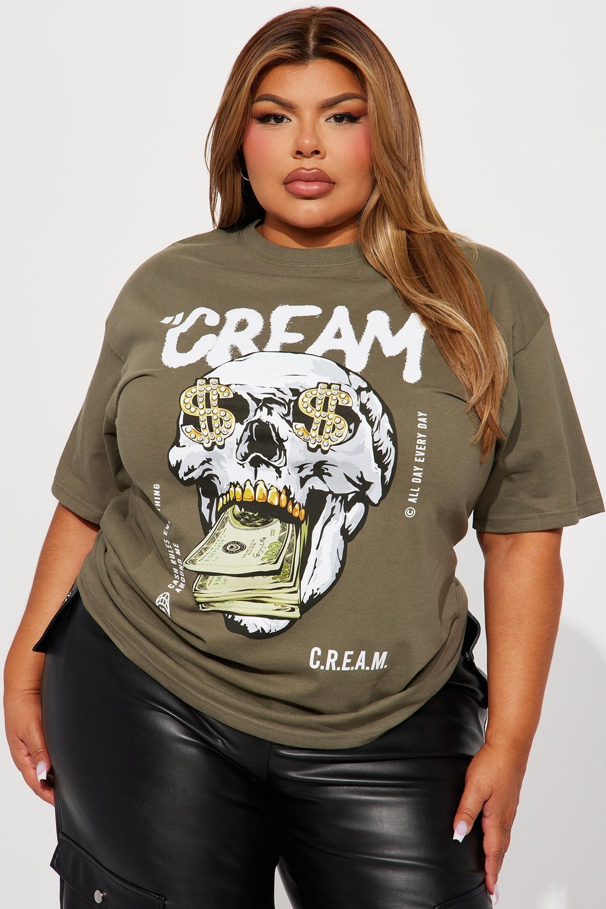 CREAM All Day Graphic Tee - Olive