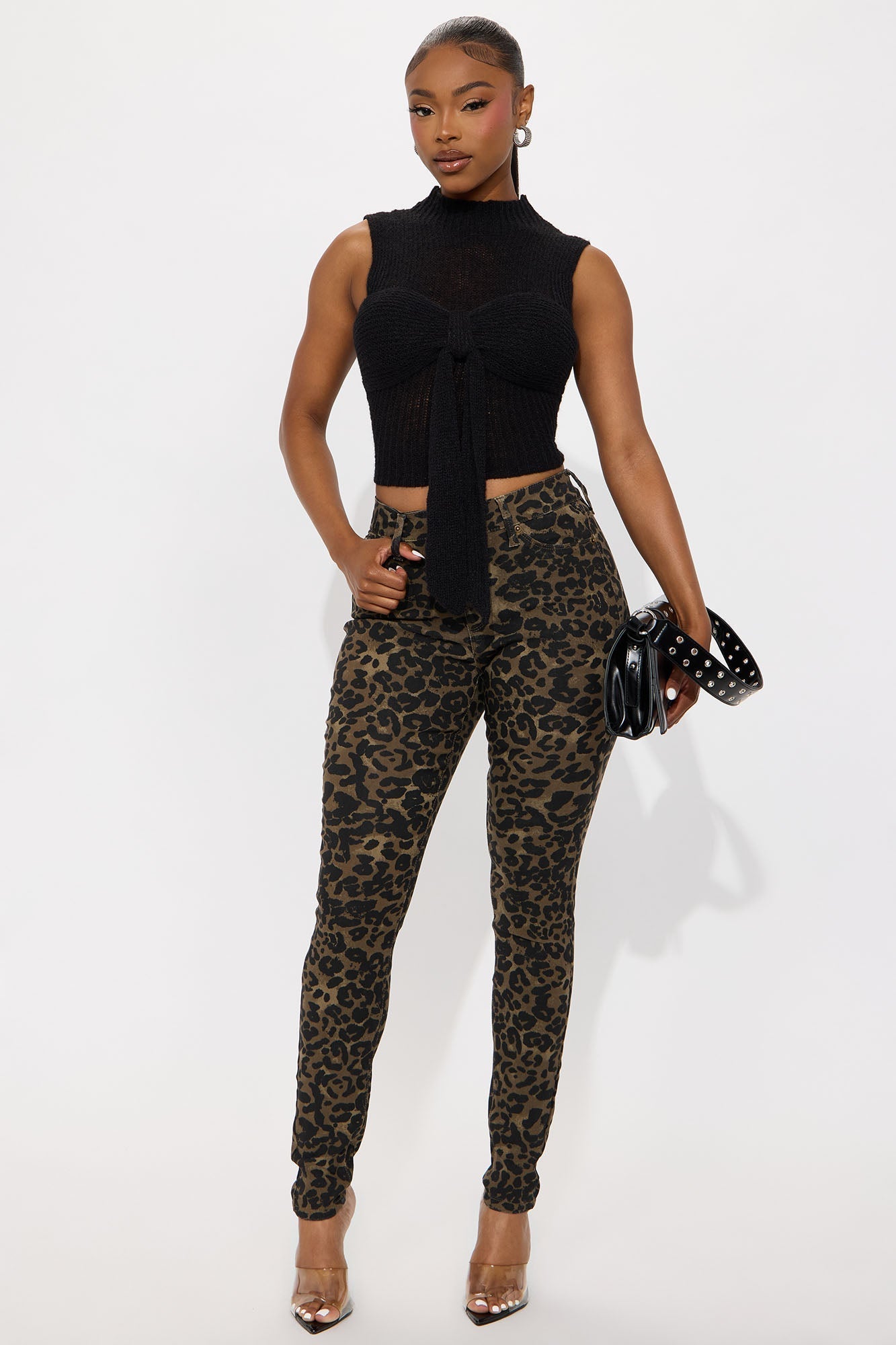 Hyperstretch Leopard Skinny Pants - Leopard