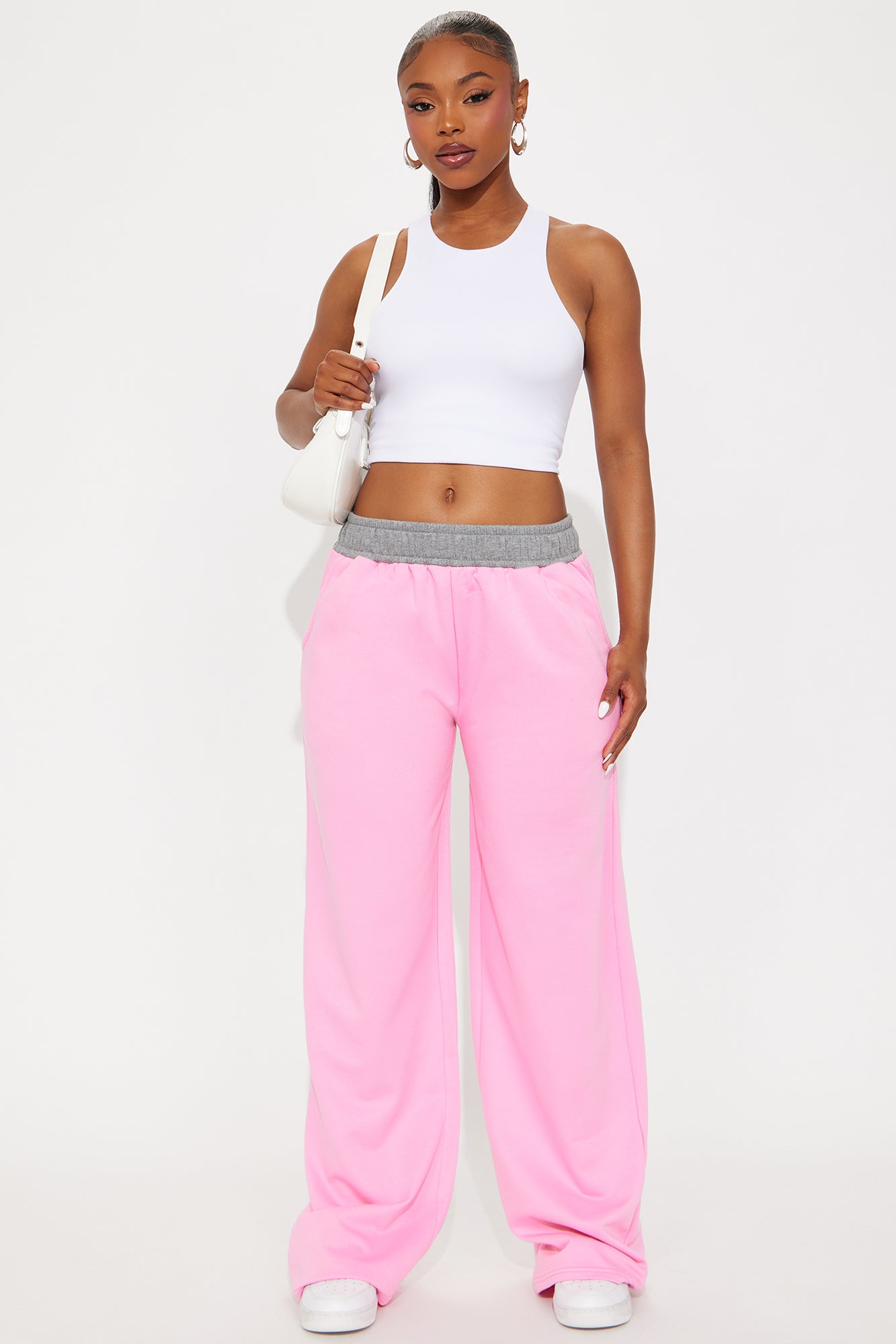 Ryder Fleece Lounge Pant - Pink