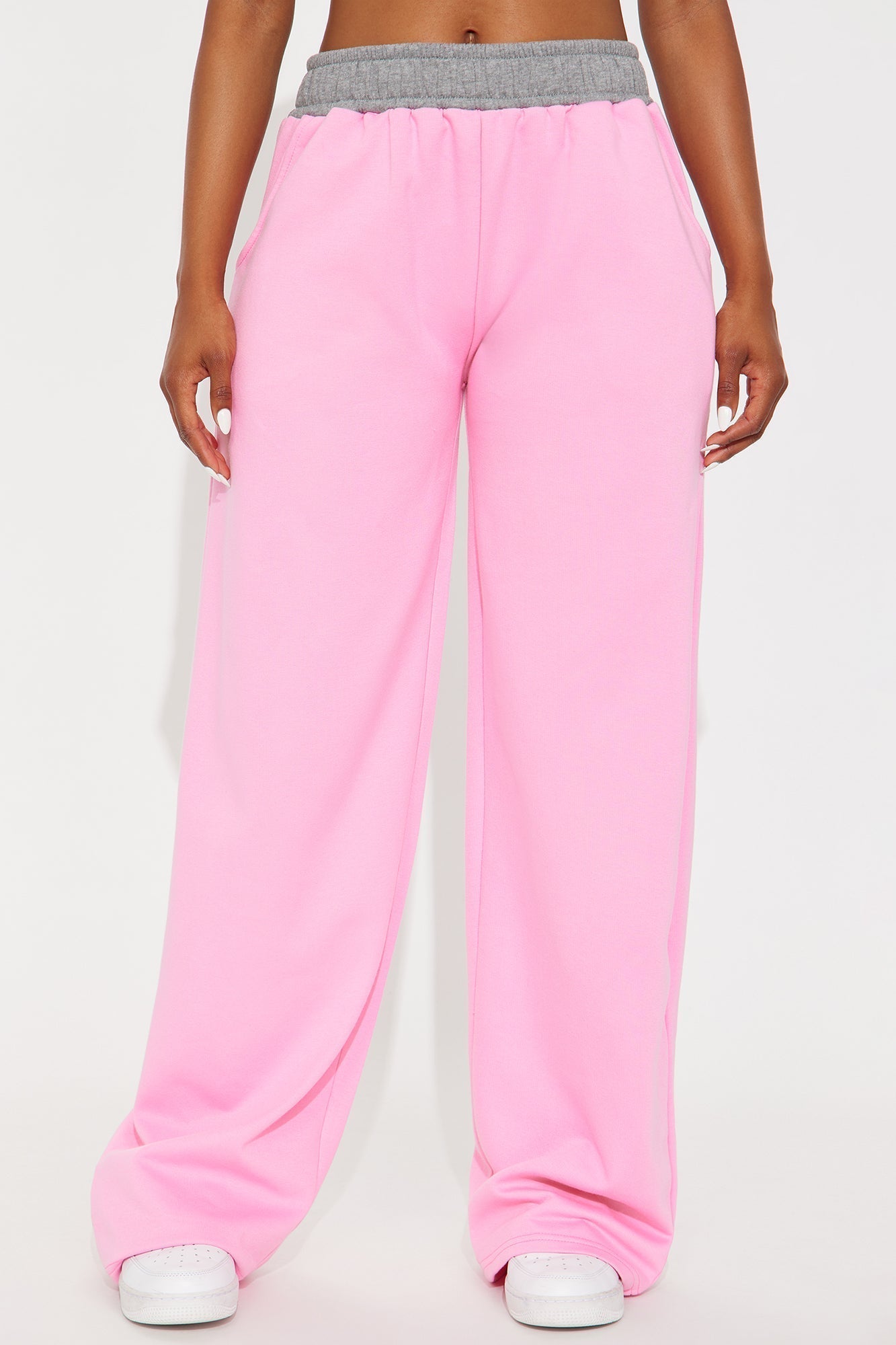 Ryder Fleece Lounge Pant - Pink
