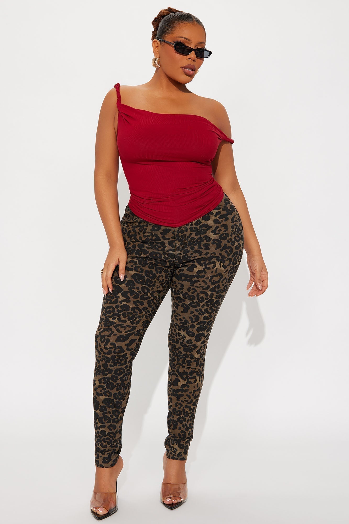 Hyperstretch Leopard Skinny Pants - Leopard
