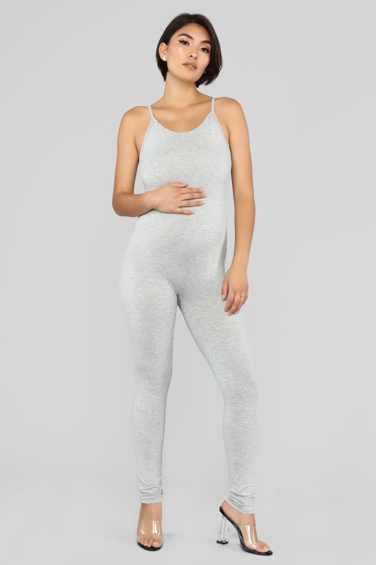 Nova Season Jumpsuit - Heather Grey