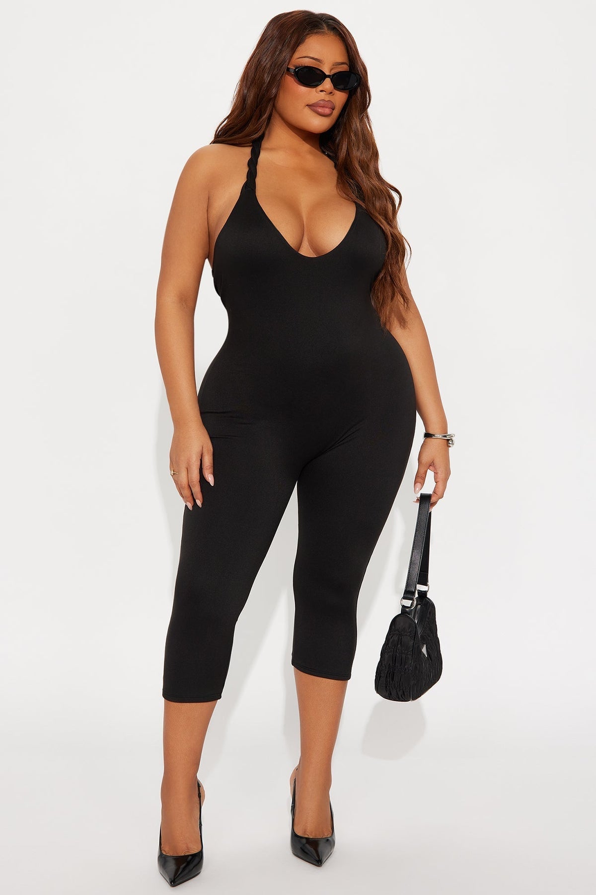 Endless Memories Capri Jumpsuit - Black