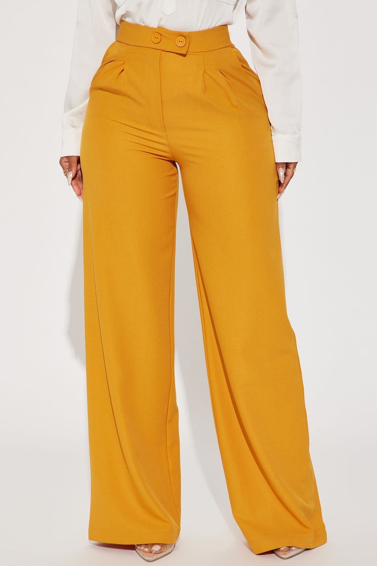 Feeling Focused Trouser - Mustard