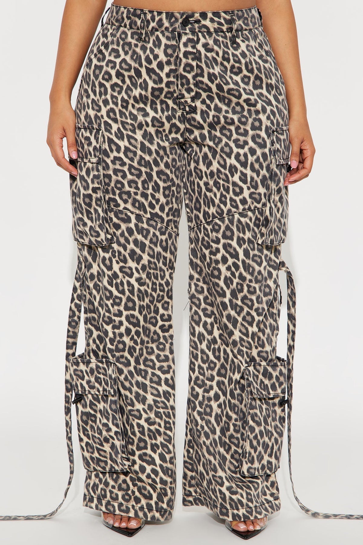 Level You Up Leopard Cargo Pant - Leopard