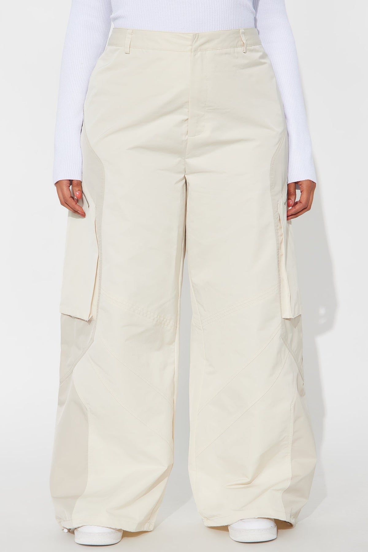 Comfort First Ribbed Sweater - White