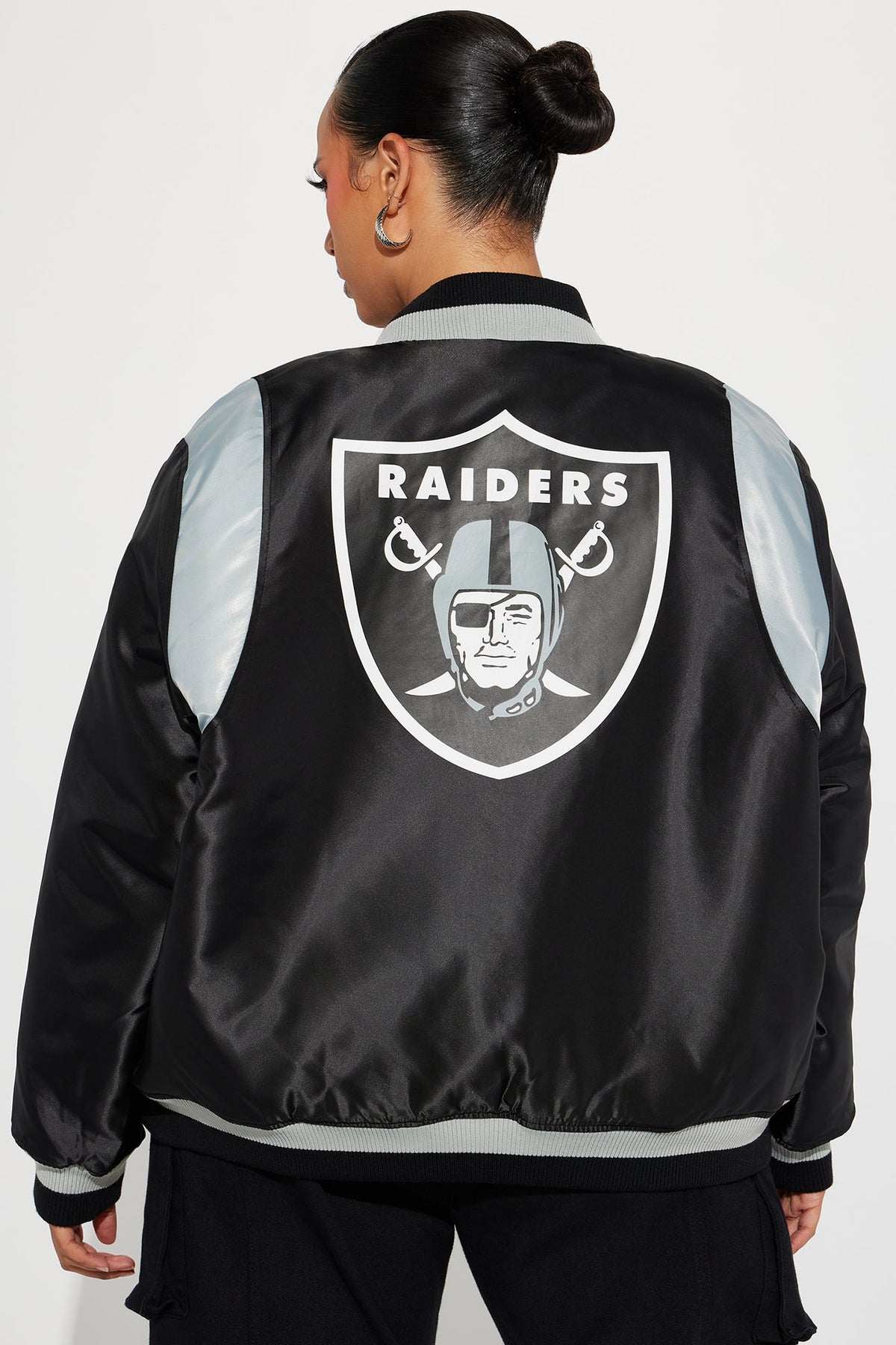 Raiders House Bomber Jacket - Black