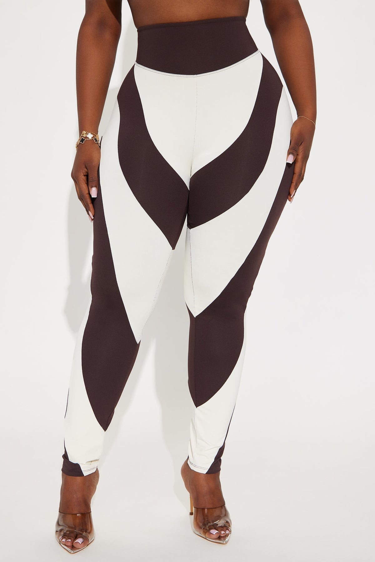 Asking For More Legging - Chocolate/Combo
