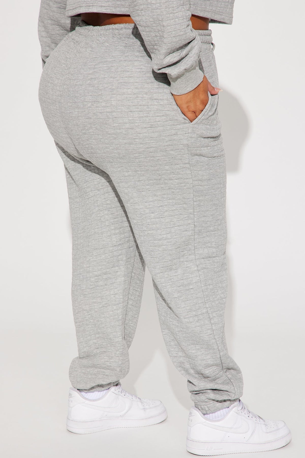 Chill With Me Joggers - Heathered Grey
