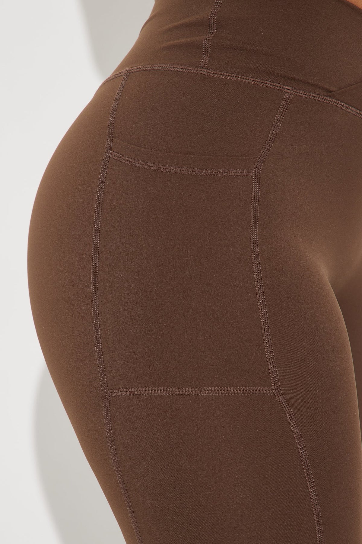Amara Active Leggings - Chocolate