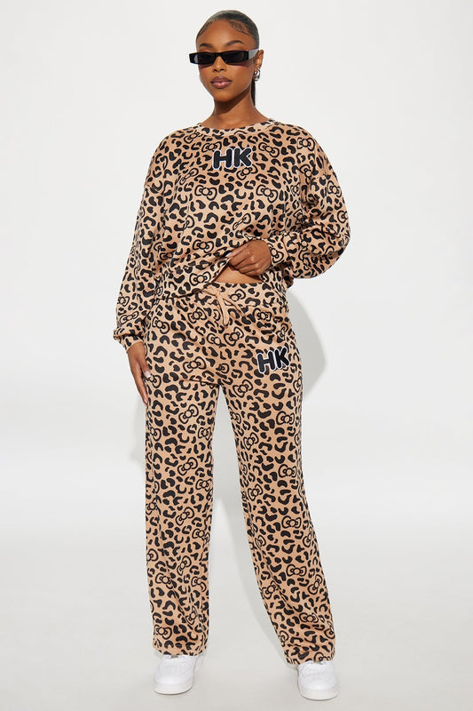 Hello Kitty Scuba Leopard Pant - Leopard