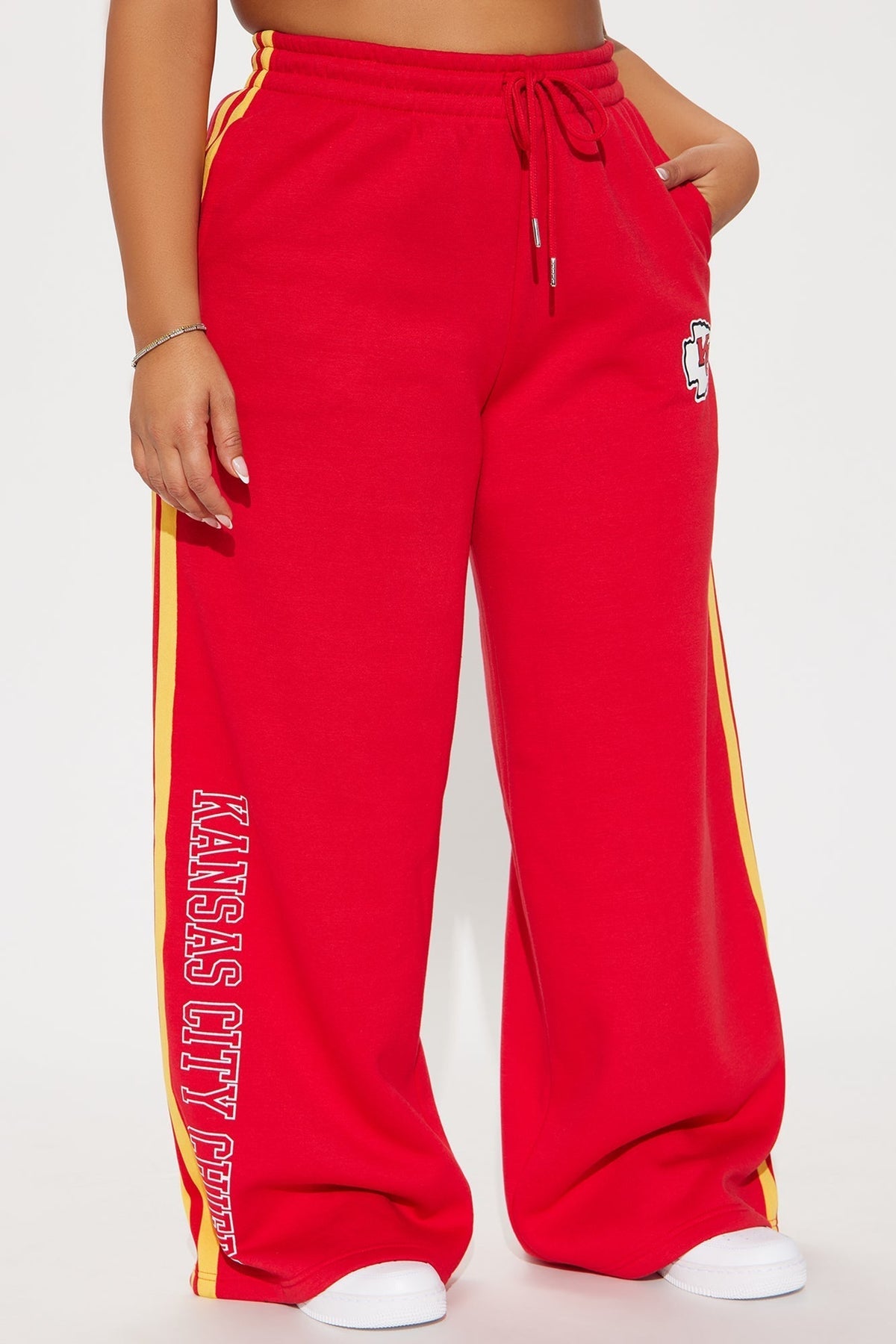 Chiefs Second Half Come-Back Wide Leg Pant - Red