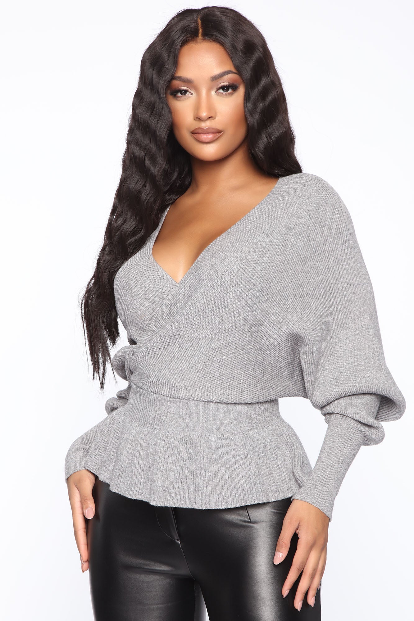 Can't Get Enough Of You Sweater - Grey