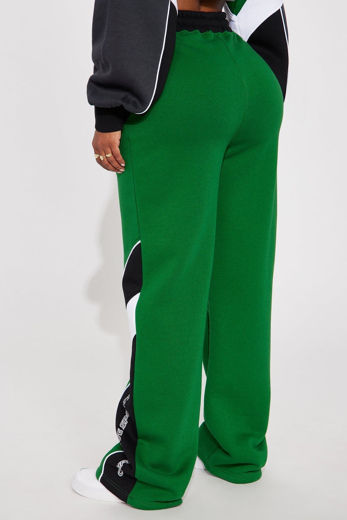 Competitive Edge Wide Leg Pant - Green/combo