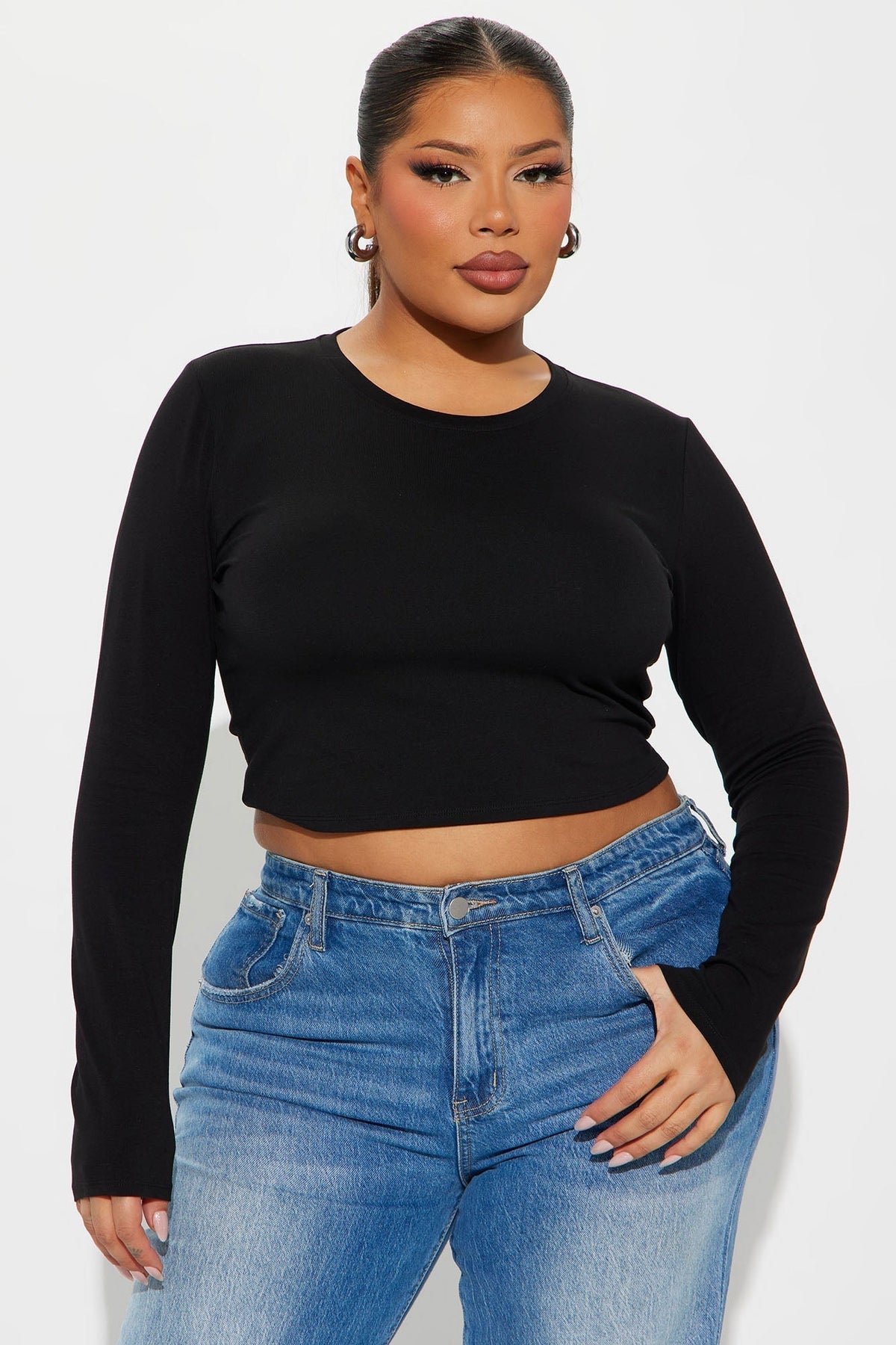 Robin Long Sleeve Top - Black