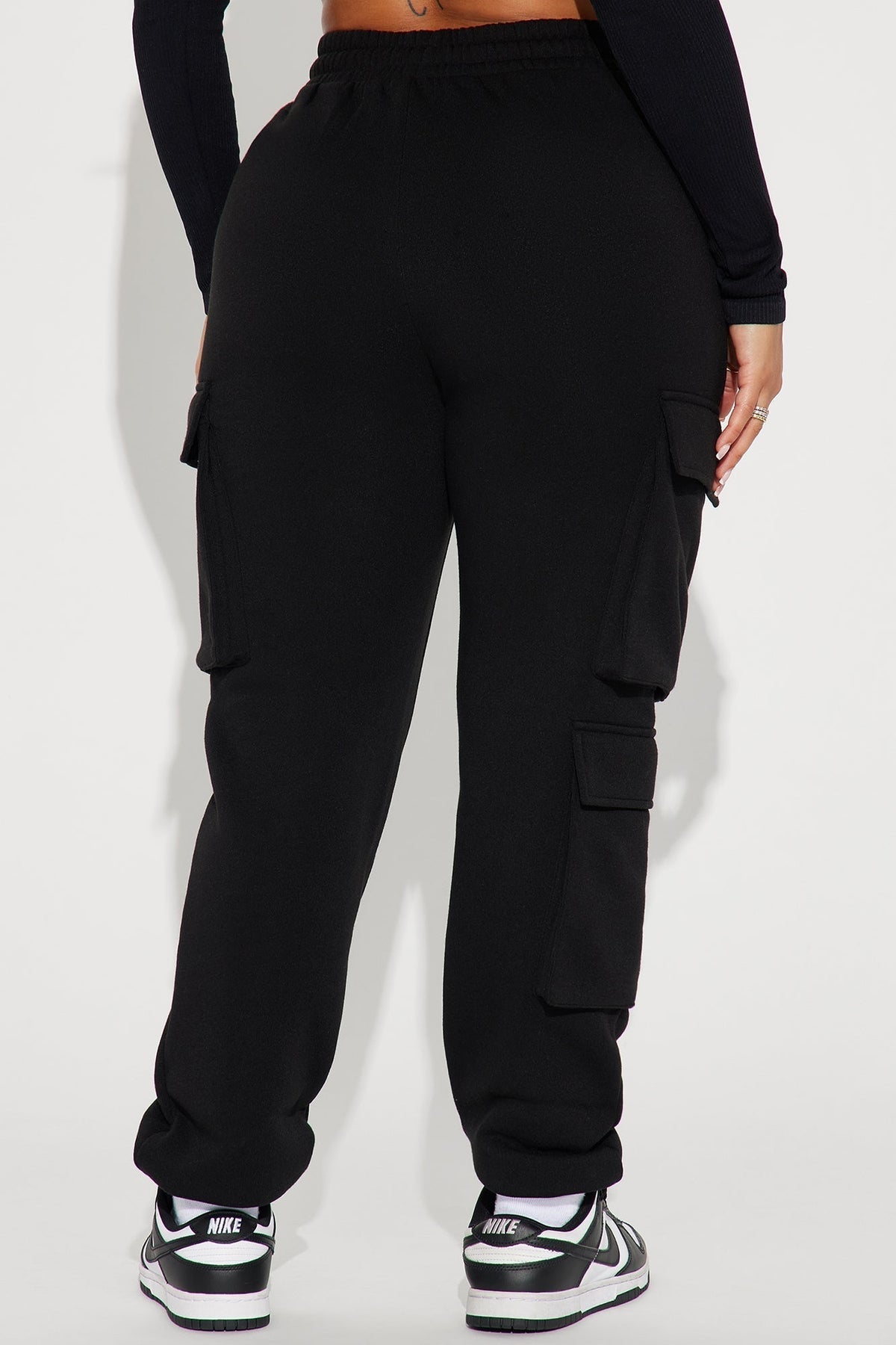 Hazel Cargo Lounge Jogger - Black