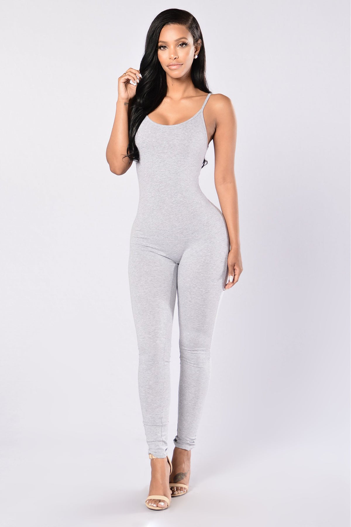 Nova Season Jumpsuit - Heather Grey