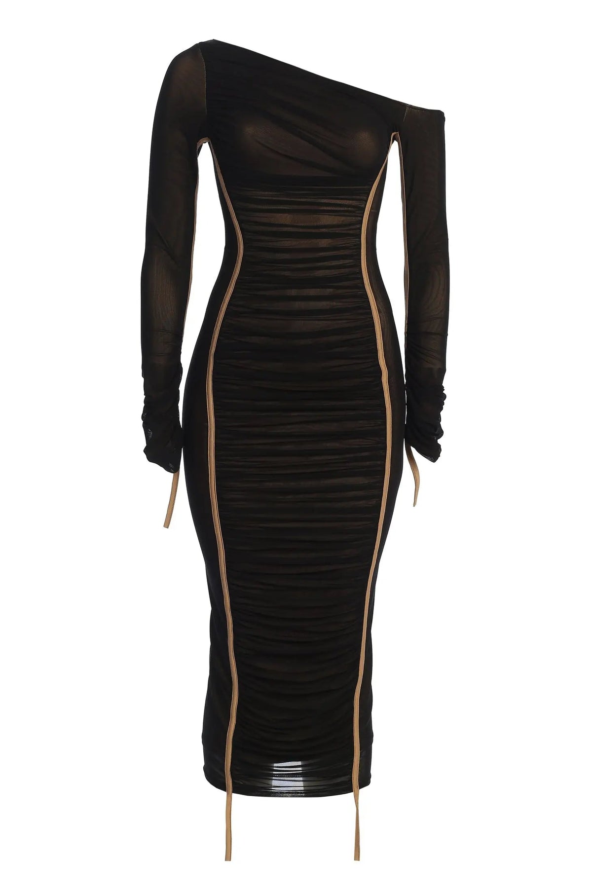 Black Monika Midi Dress