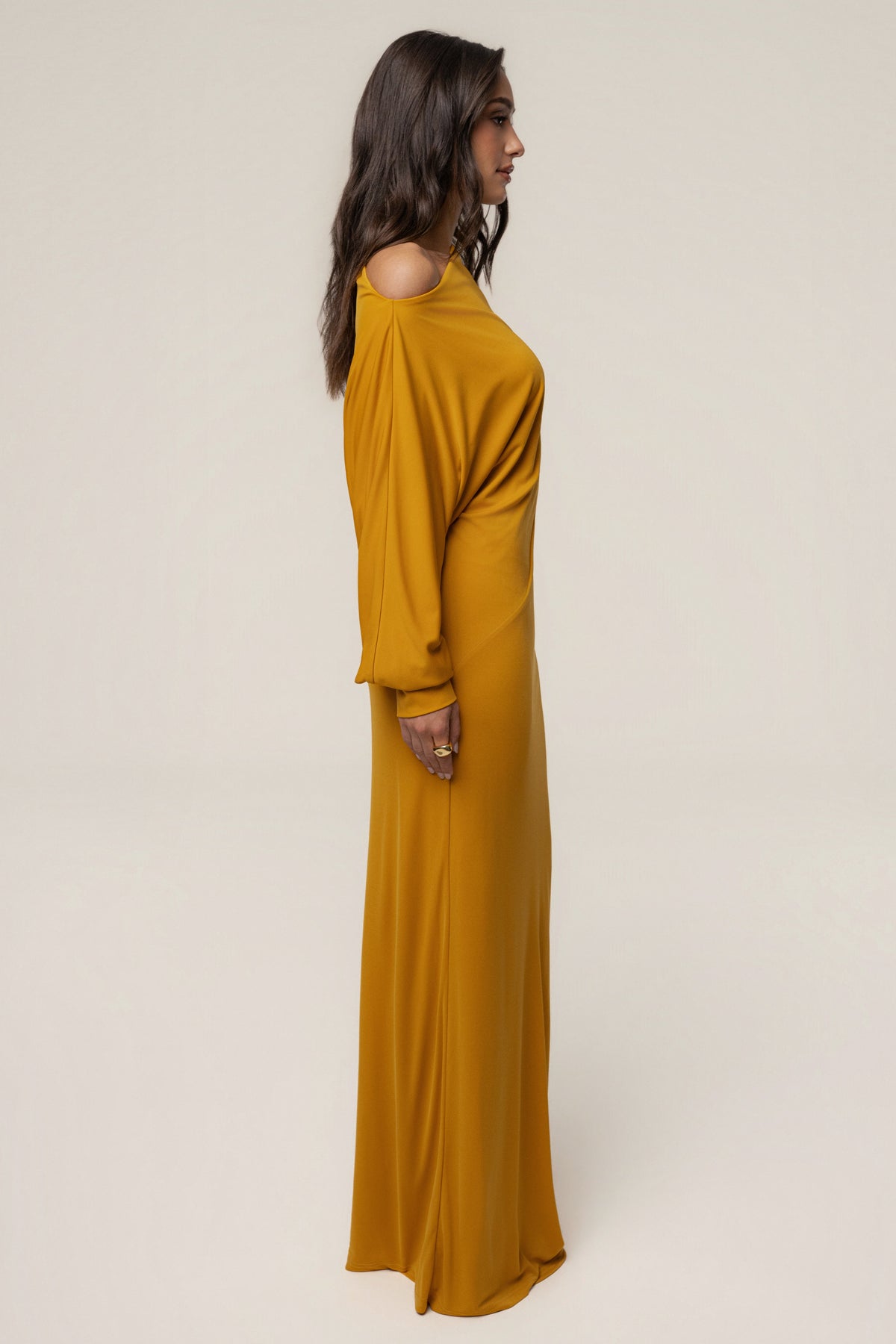 Yellow Winter Jewel Maxi Dress