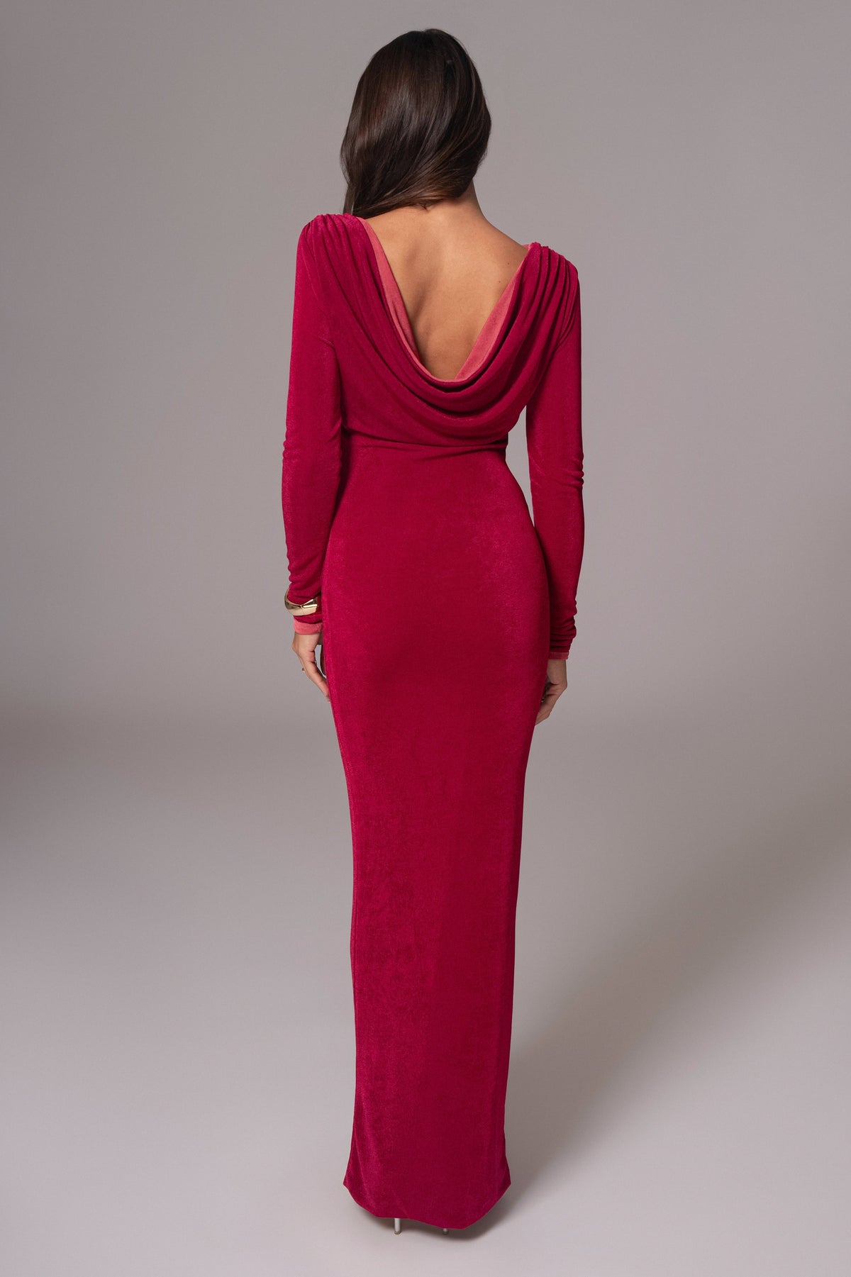 Berry/Mauve Ashton Reversible Maxi Dress