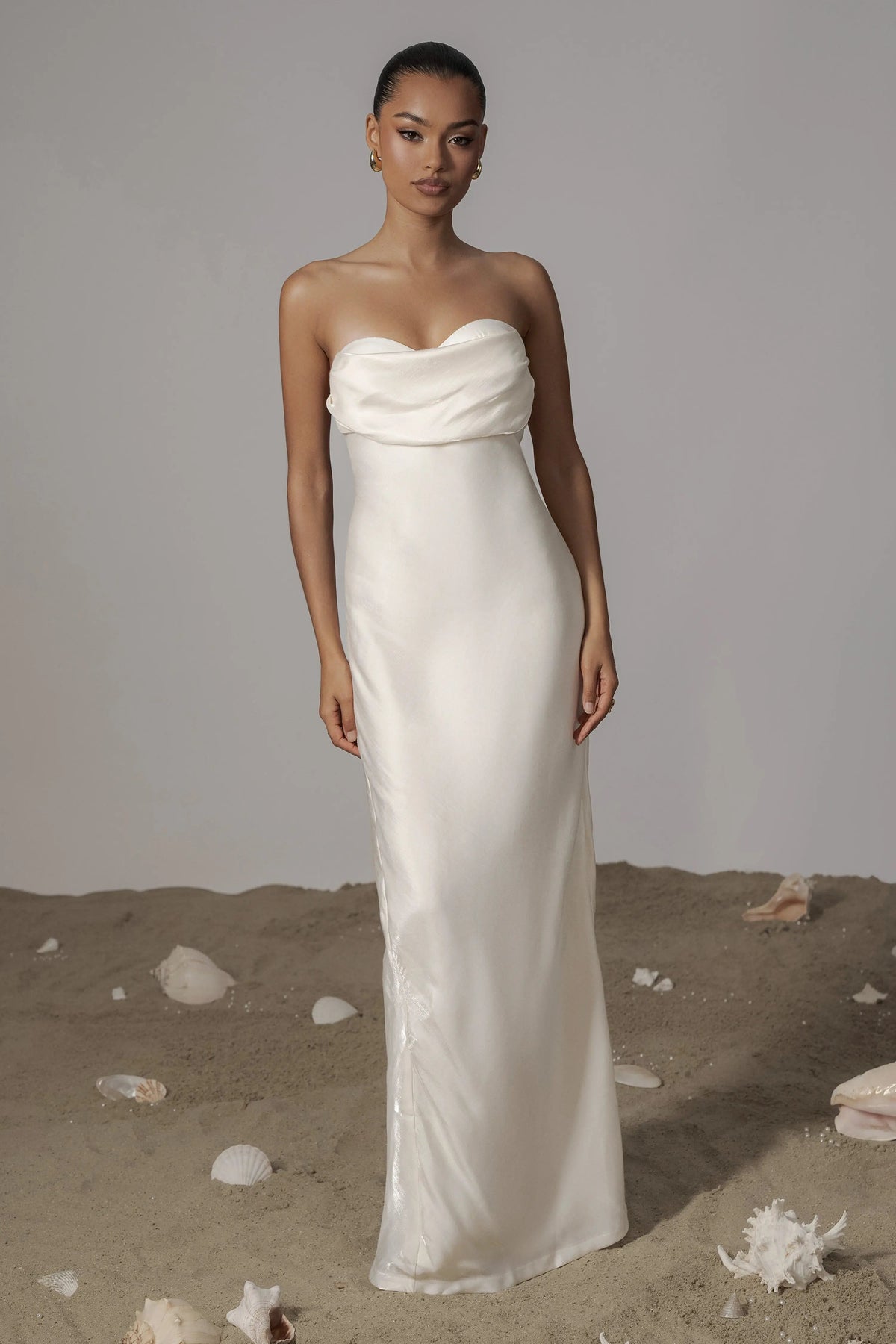 White Iridescent Visions Of You Dress