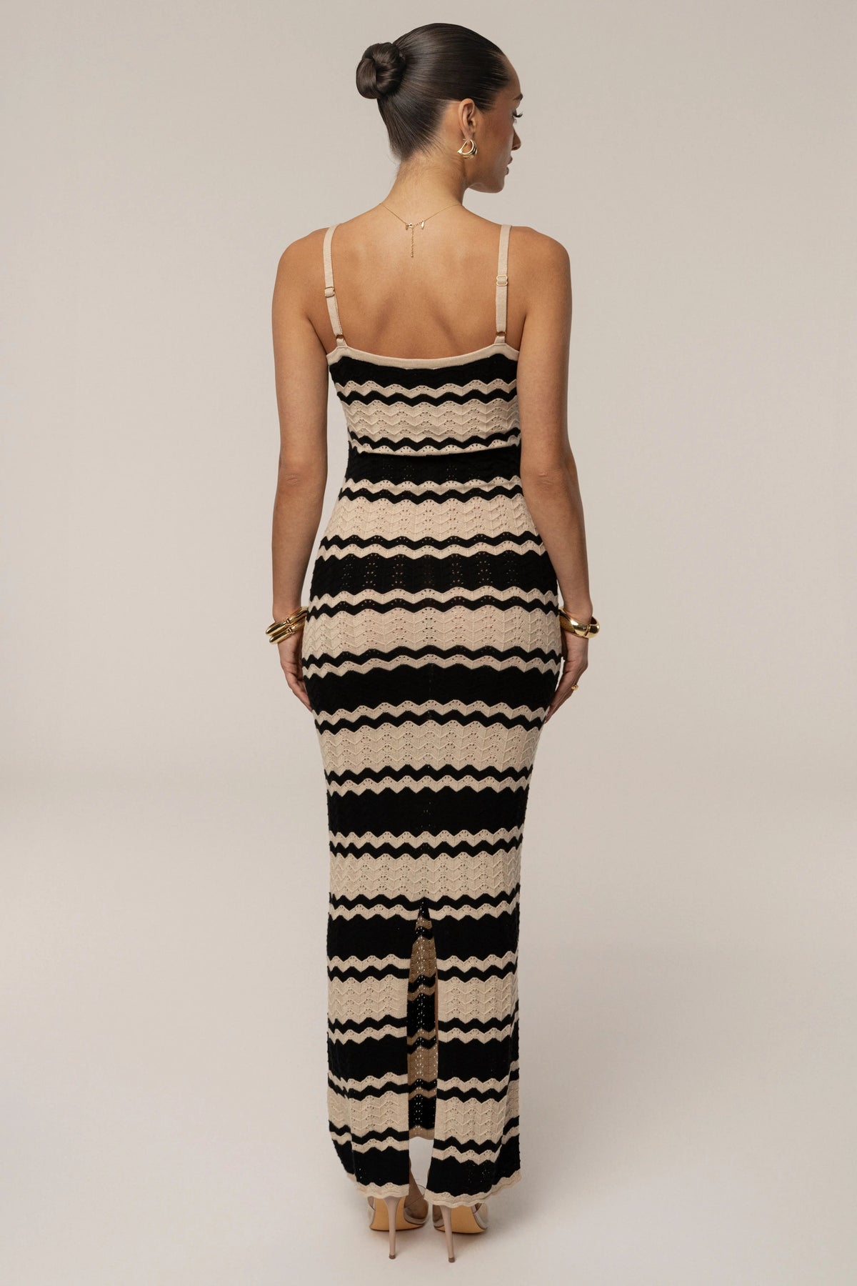 Black Azula Knit Maxi Dress