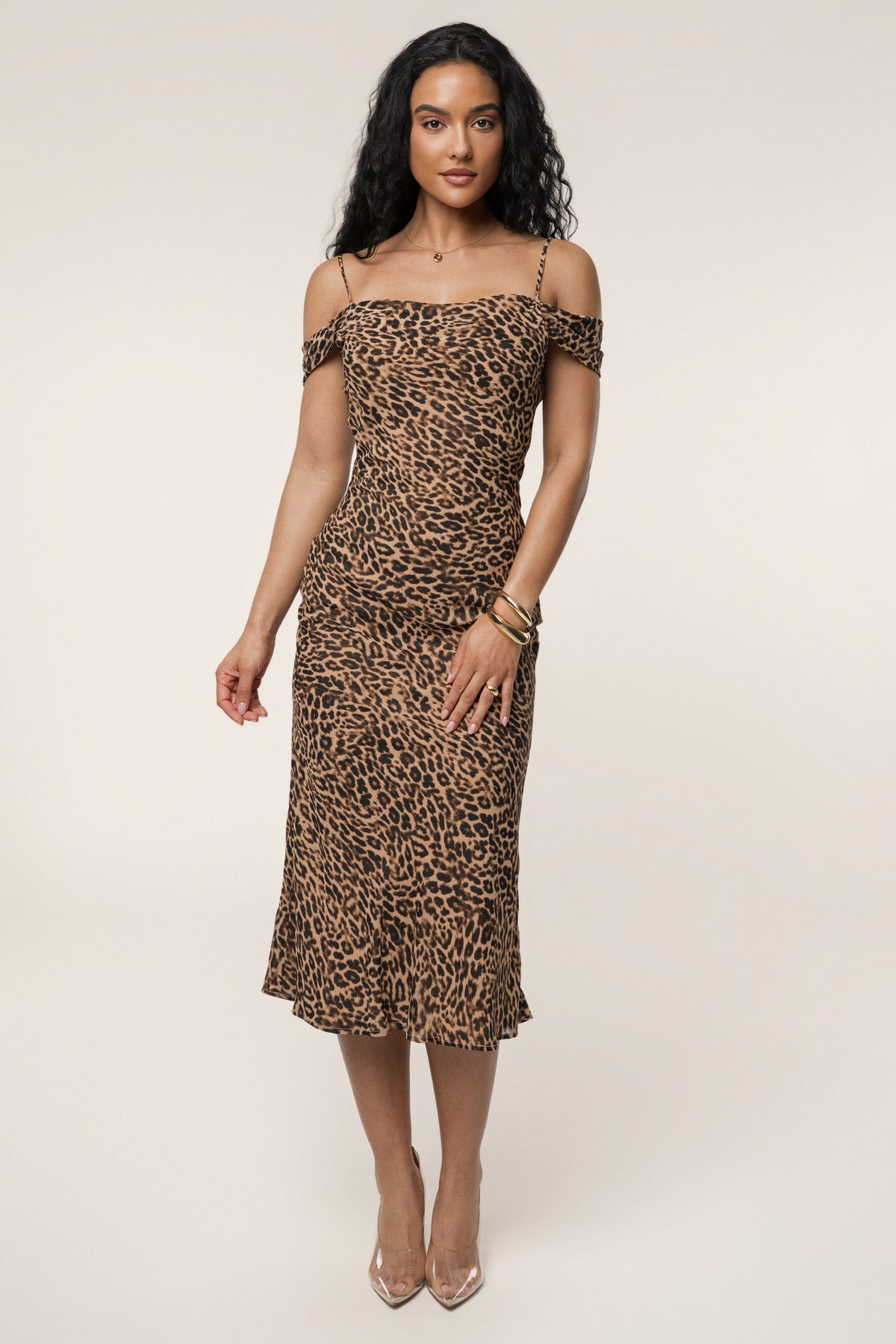 Leopard Print Hera Maxi Dress