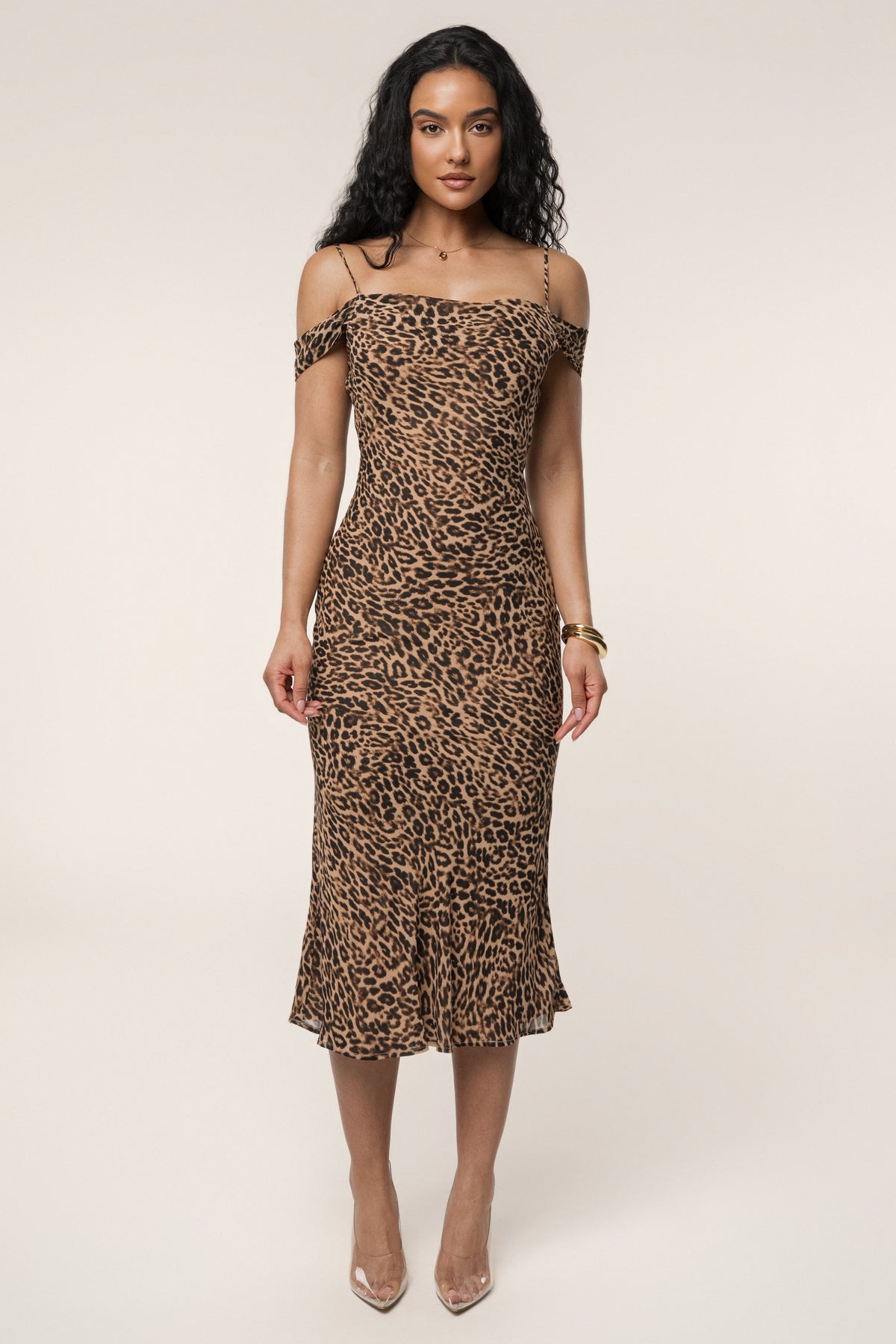 Leopard Print Hera Maxi Dress