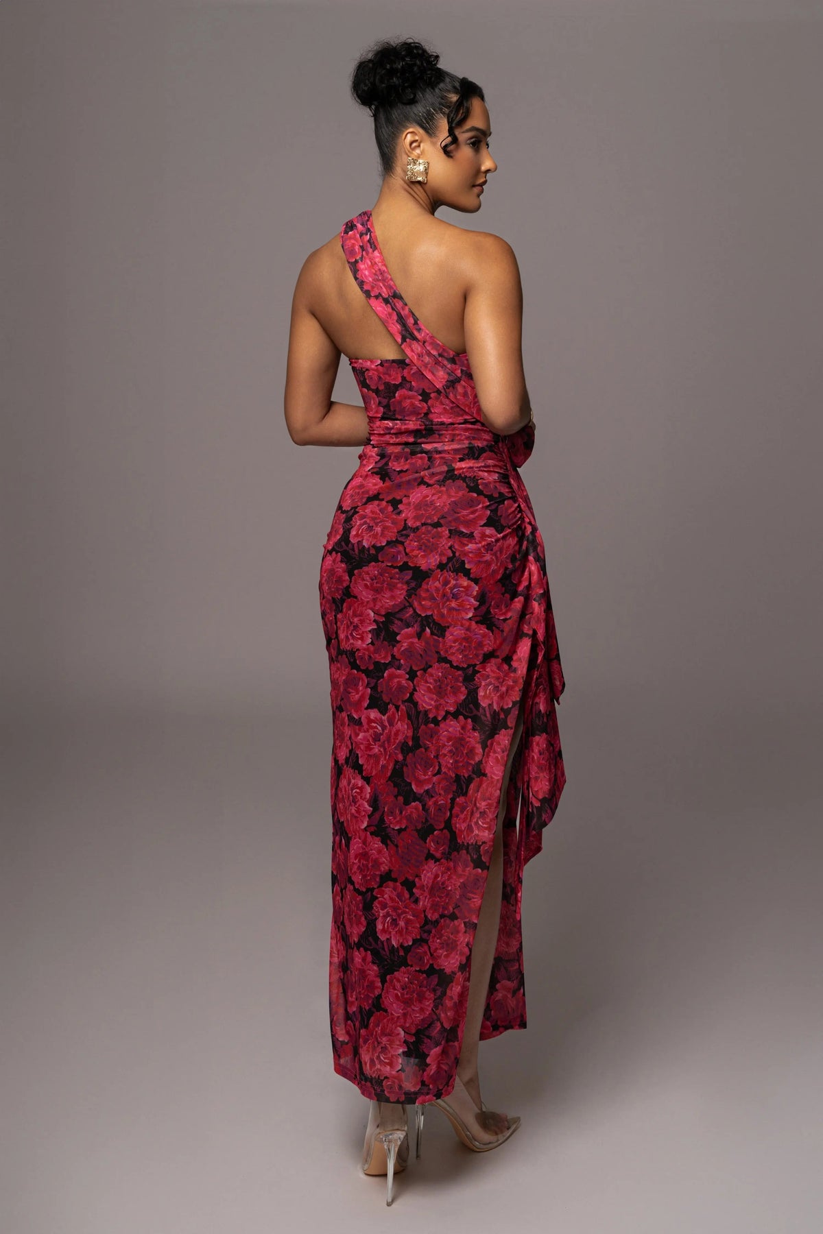 Pink Floral Villa Rosa Maxi Dress